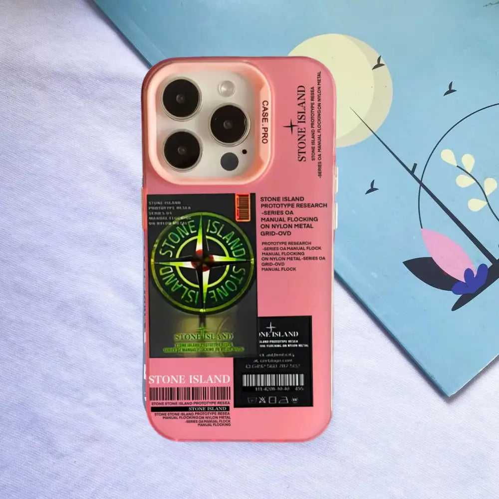 COQUE STONE ISLAND - ROSE - iPhone 11