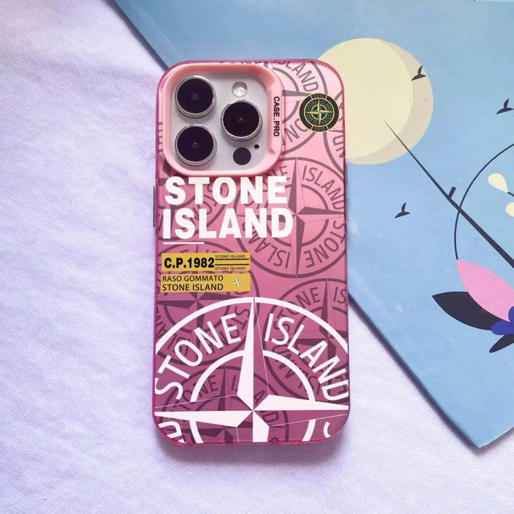 COQUE STONE ISLAND - ROSE - iPhone 11