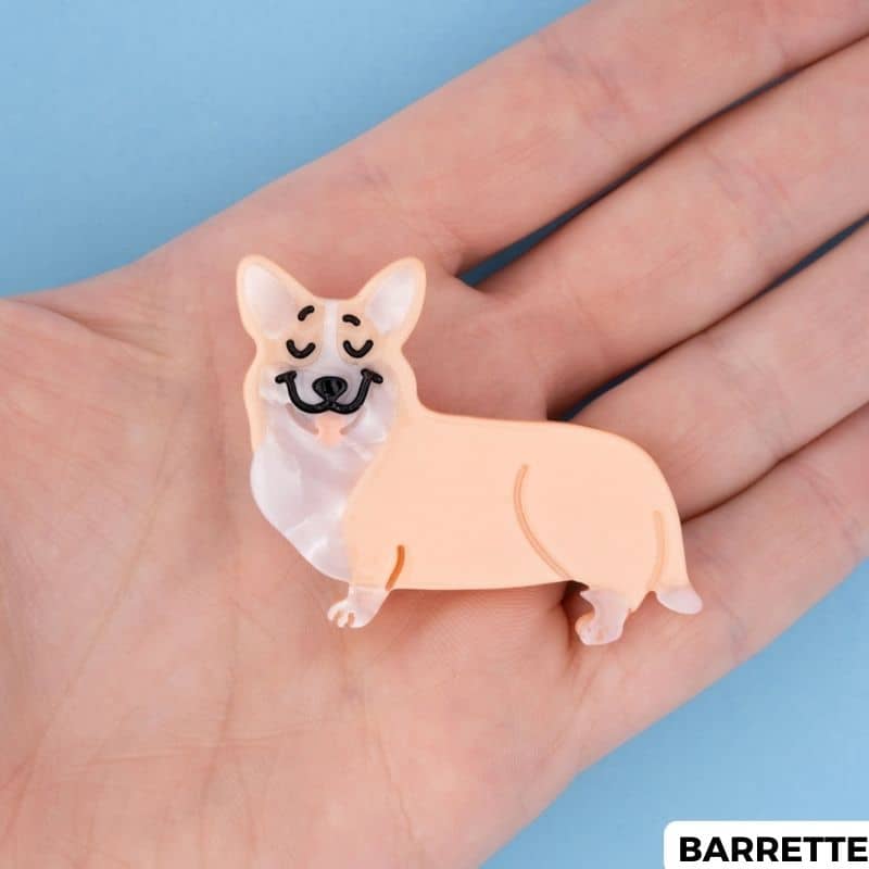 Barrette a forma di corgi originali - Disponibili in due dimensioni