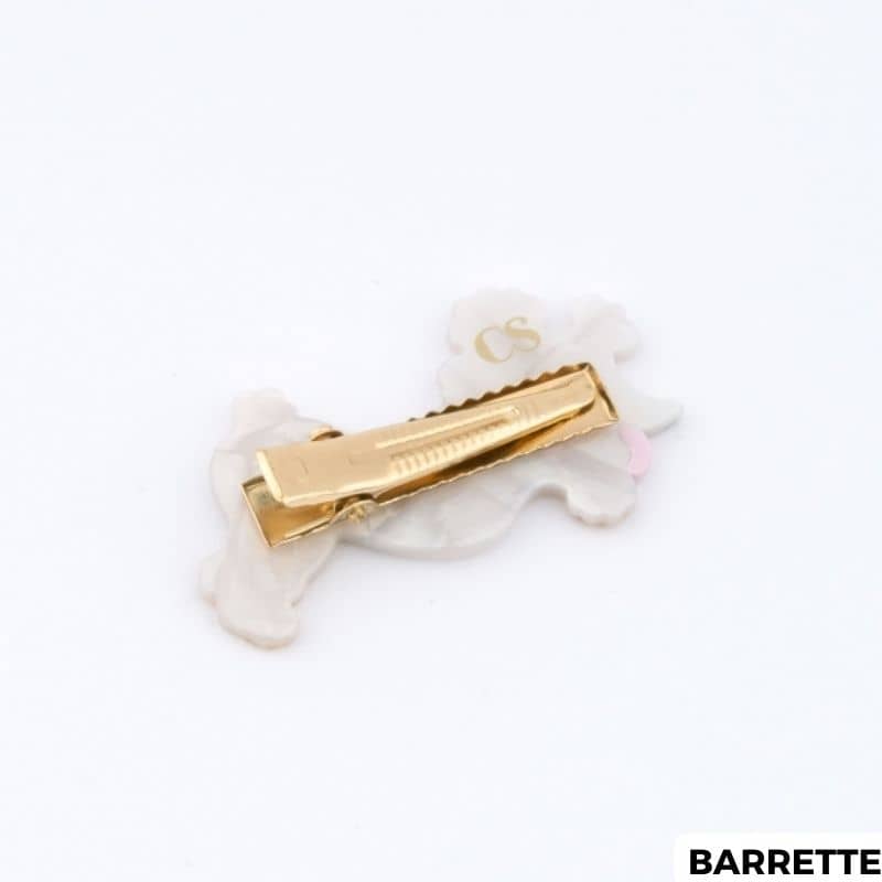 Petite barrette à cheveux de coucou suzette pour humain