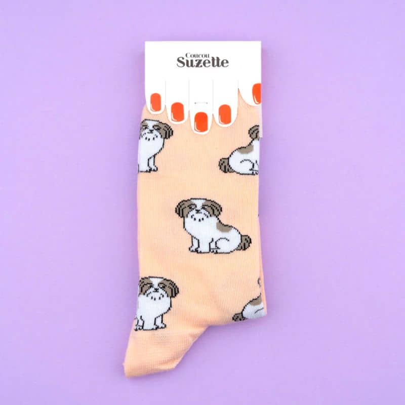 Calcetines de algodón - Shih Tzu