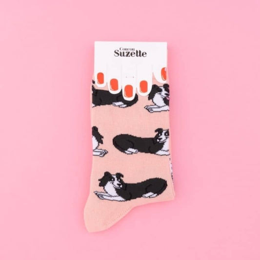 Calzino di cotone unisex Border Collie - Made in Francia