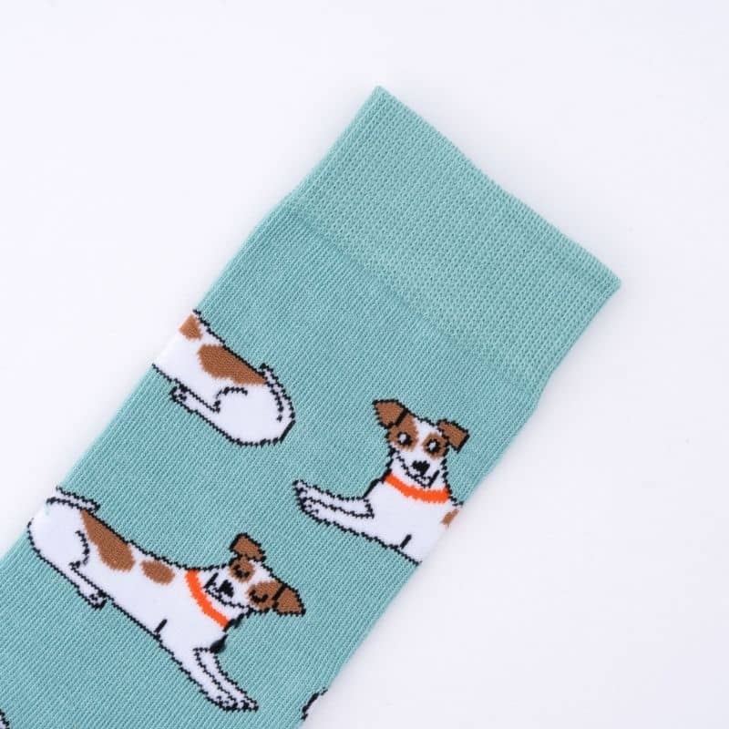 Calzini unisex di cotone - Design Jack Russel, realizzato in Francia