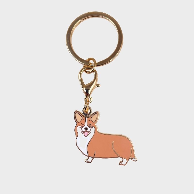 CORGI 2 in 1 Medaglia Keychain di Cuckoo Suzette - Original & Practical