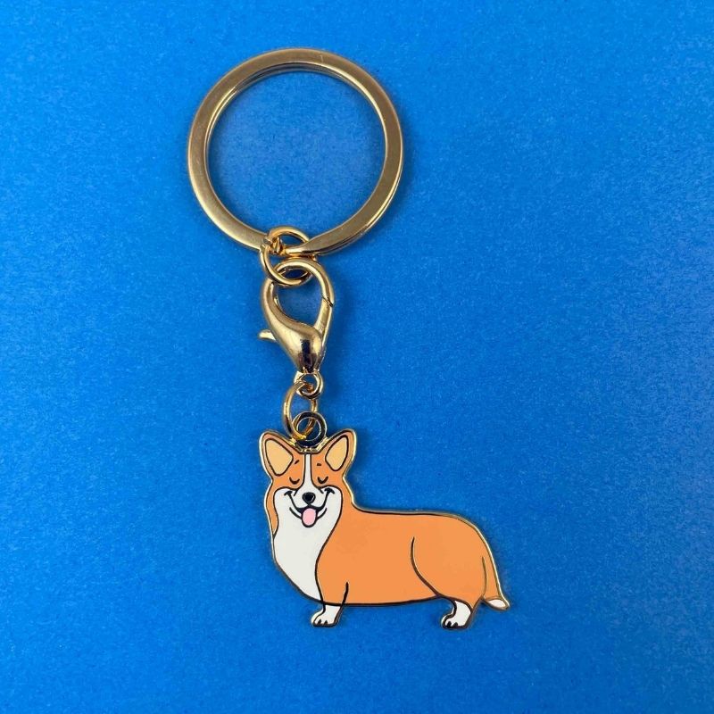 CORGI 2 in 1 Medaglia Keychain di Cuckoo Suzette - Original & Practical