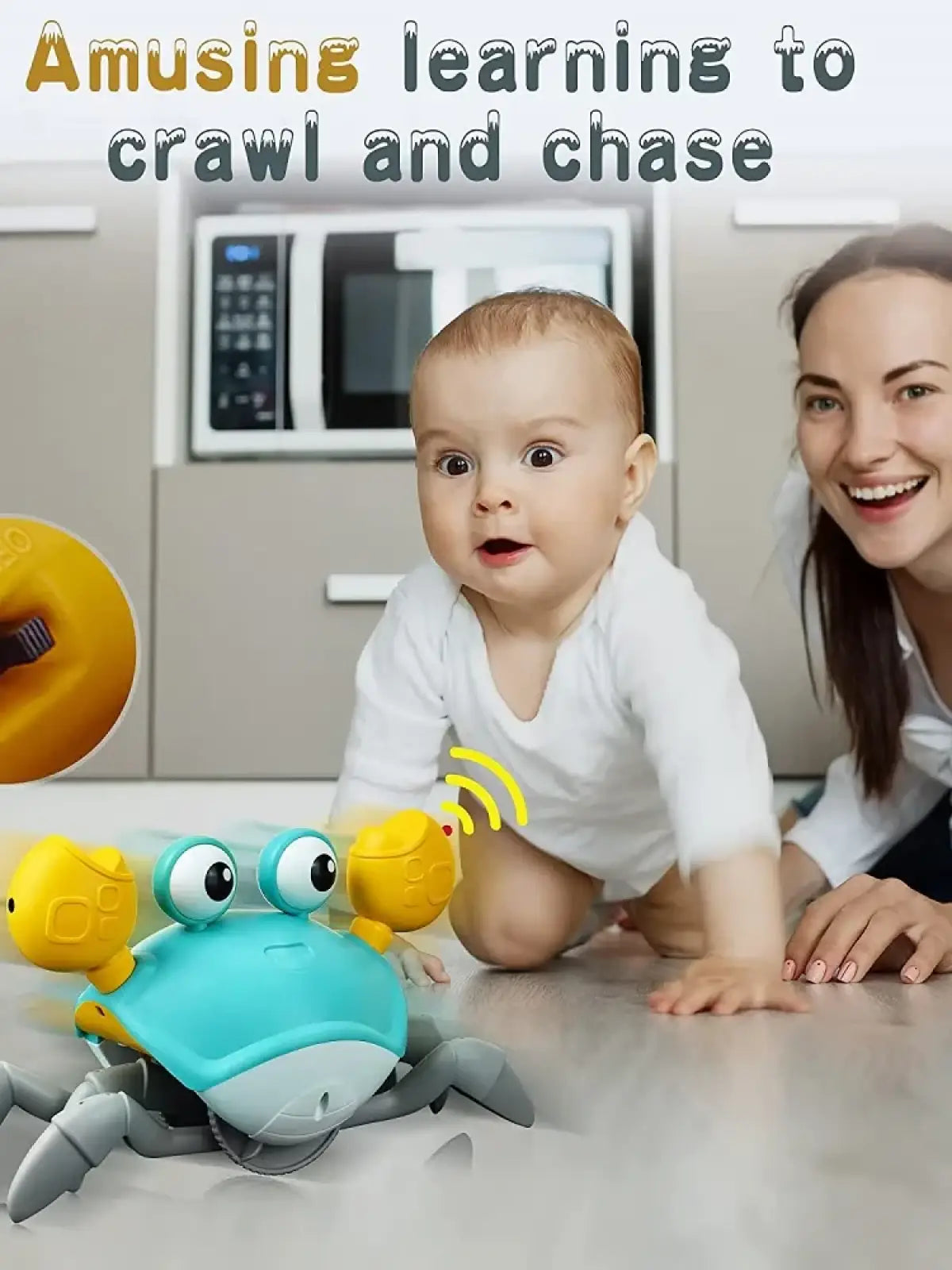 Interactive baby toy Samy Le Crab ™