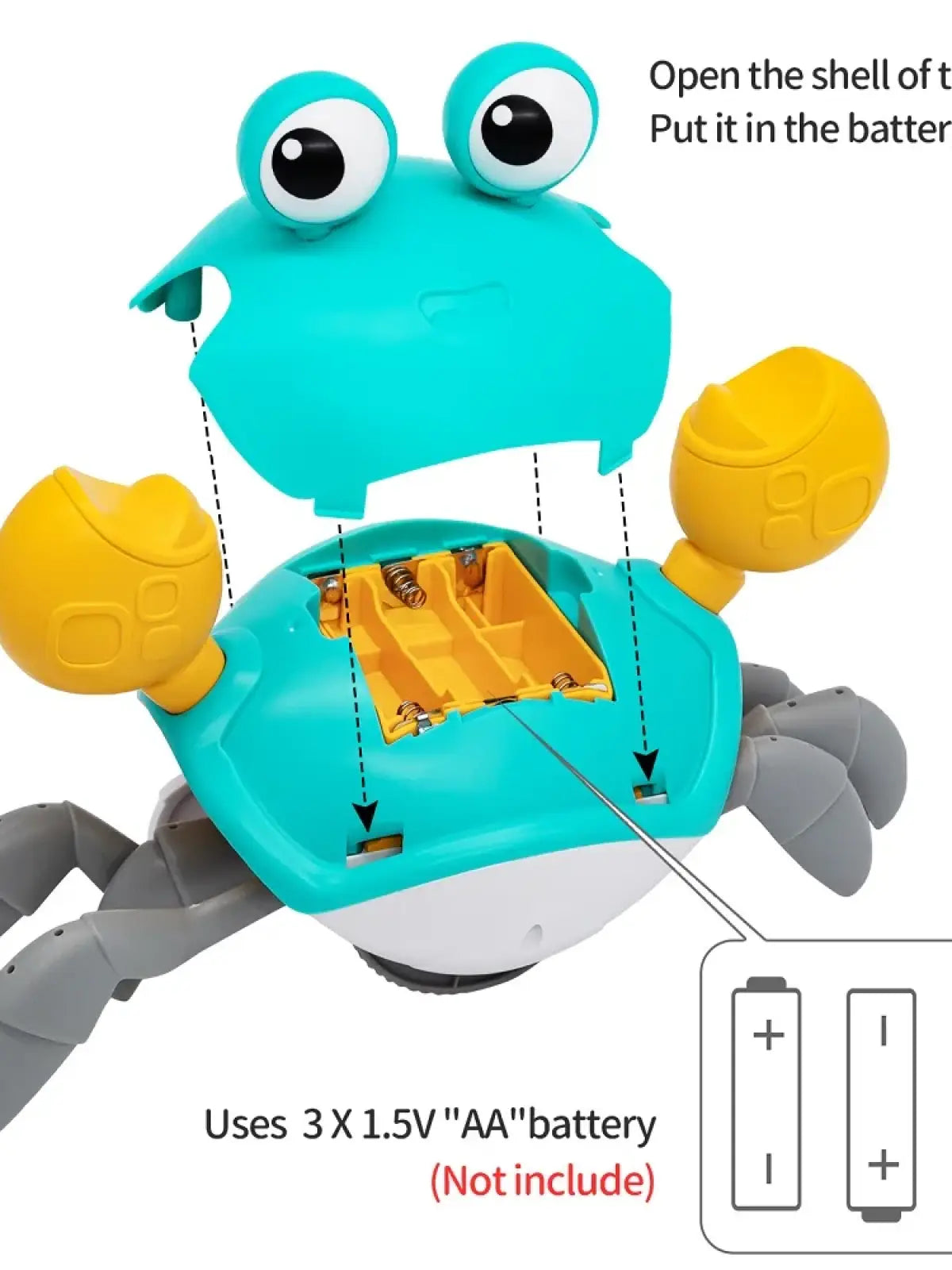 Interactive baby toy Samy Le Crab ™