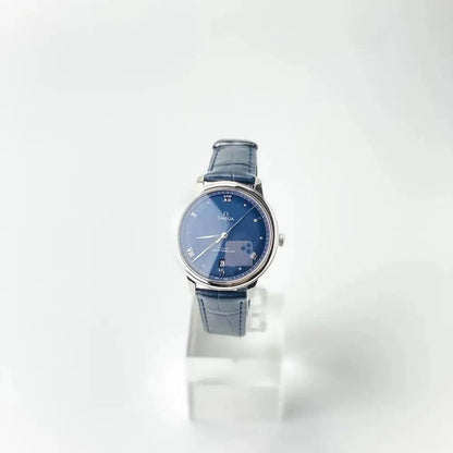 De Ville Co-Axial Master Chronometer Blue Dial 40mm - Passeport Cases