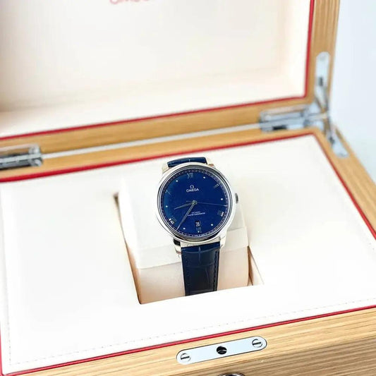 De Ville Co-Axial Master Chronometer Blue Dial 40mm - Passeport Cases