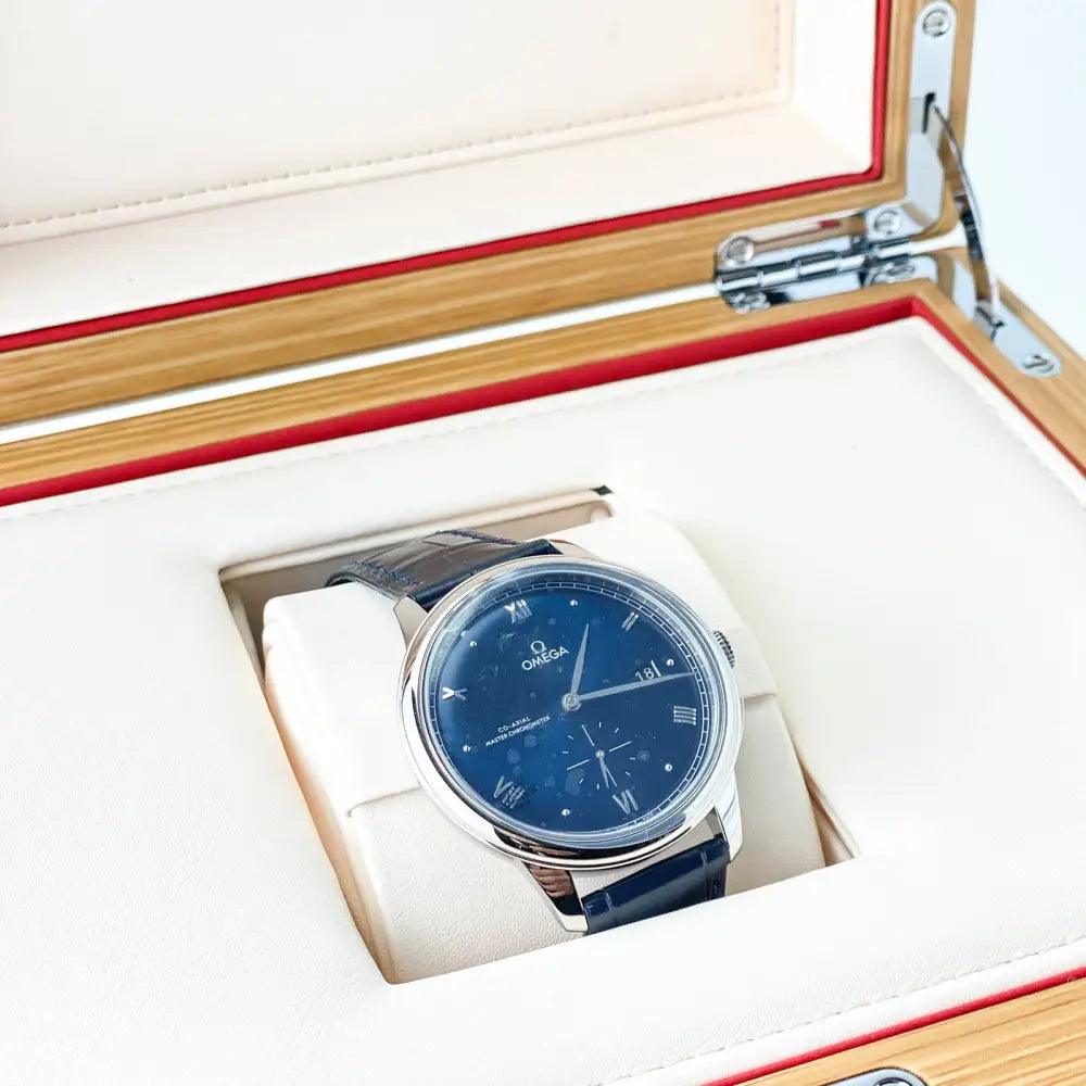 De Ville Prestige Master Chronometer Small Seconds 41 Ville Prestige Blue Dial - Passeport Cases