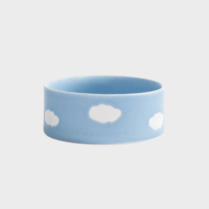 Dog ceramic bowl - Cloud ☁️ (2 sizes available)