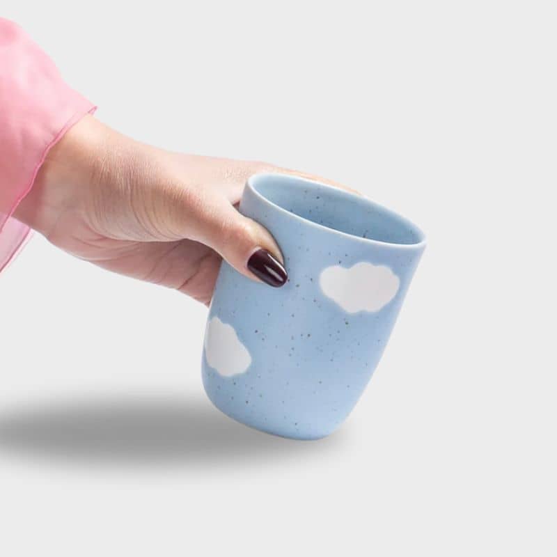 Ceramic cup - "Cloud" Dog Mom ☁️