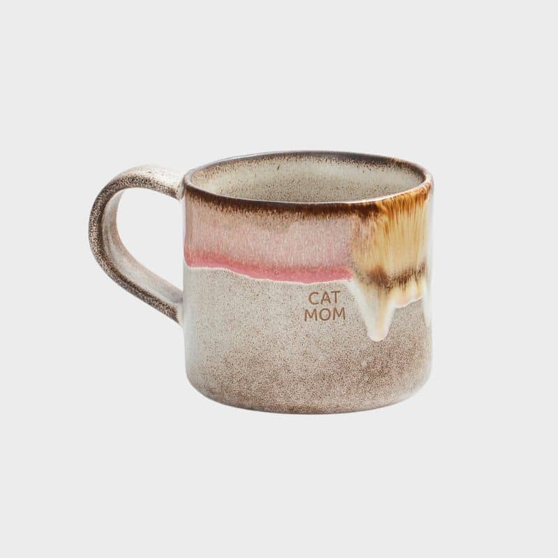 Ceramic mug - "Melting Ice Cream" Cat Mom