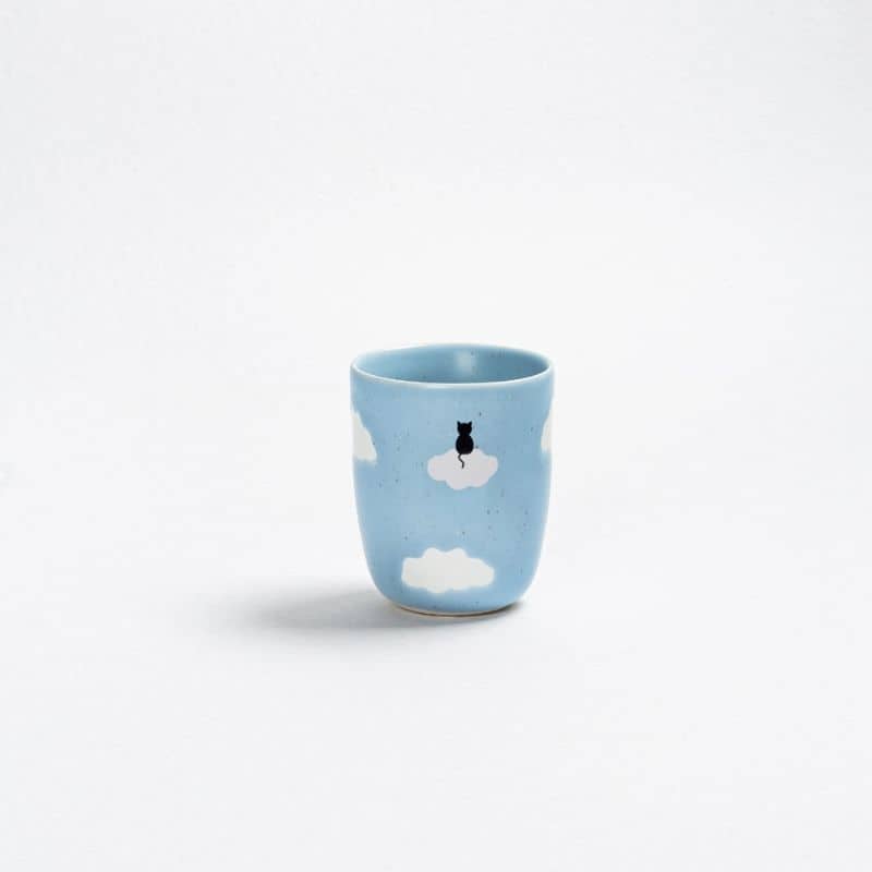 Ceramic cup - "Cloud" Cat Mom ☁️