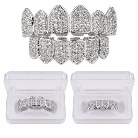 Ensemble 6/6 Iced Out Royal Grillz - Passeport Cases