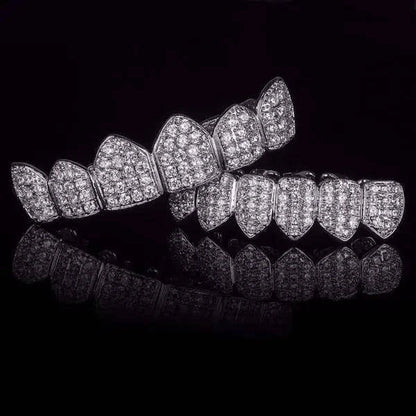 Ensemble 6/6 Iced Out Royal Grillz - Passeport Cases