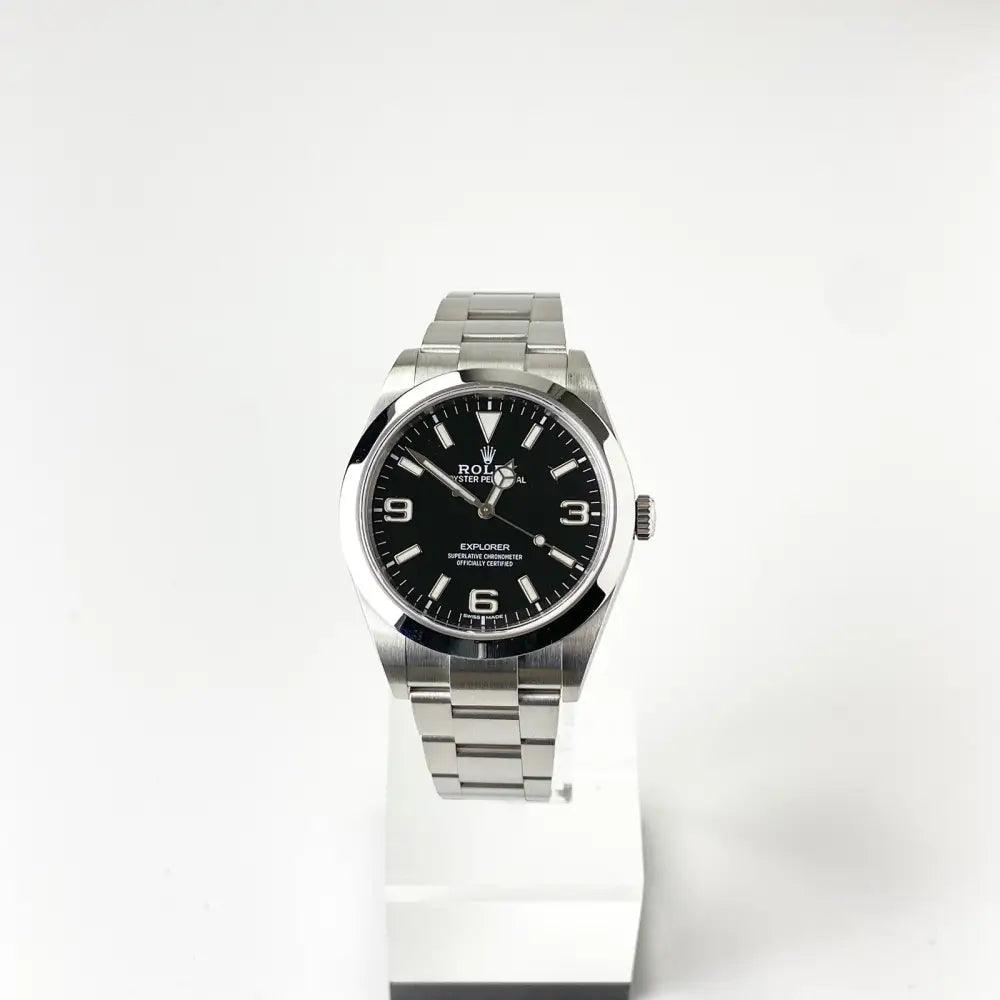 Explorer 39mm Black Dial - Passeport Cases