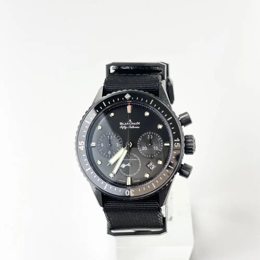 Fifty Fathoms Bathyscaphe Flyback 43mm Keramik Nato - Passeport Cases