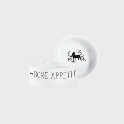 Ceramic Design Bowl for Dogs - "Bone Appetite" från Fringing Pet Shop 🦴