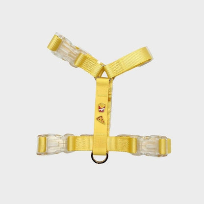 Dog harness with charms - pizza & fries 🍕🍟