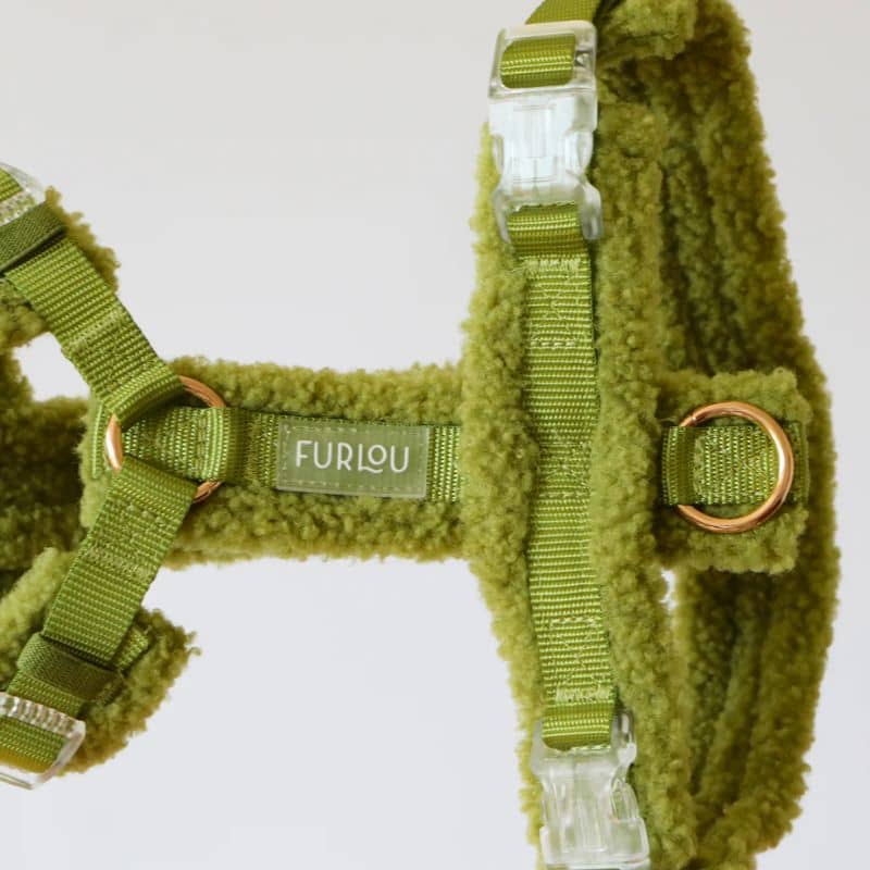 Strap Harness (H) Sherpa voor honden - Lime Green Vert