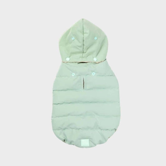 Doudoune Polaire Intérieure Vert Menthe Essential Puffer pour Chien