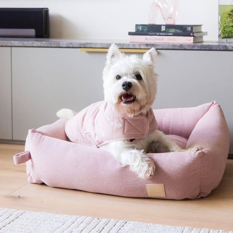 Manteau Matelassé Rose pour Chien - Fuzzyard Life