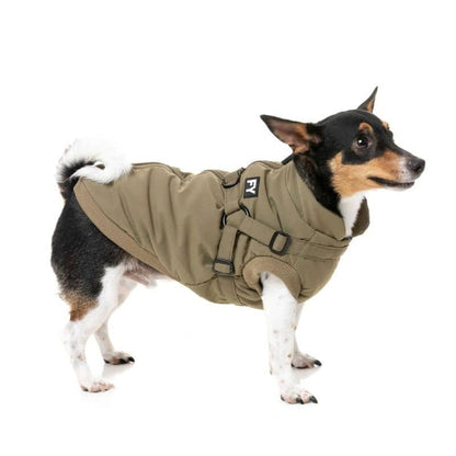 Polar Interior Dog Coat - Caki verde "flash"