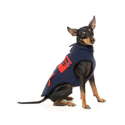 Dog fleece jacket - Fitzroy navy blue