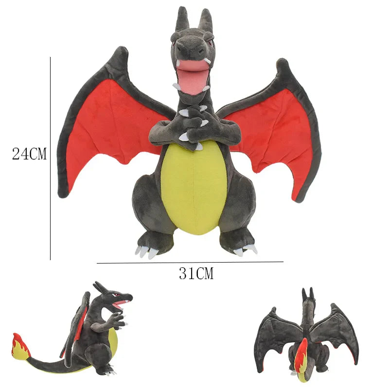 Ensemble de 5 Peluches Évolutions Glurak Charizard