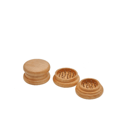 Grinder en Bois Naturel 55 mm - Élégance et Fonctionnalité pour vos Épices et Plantes