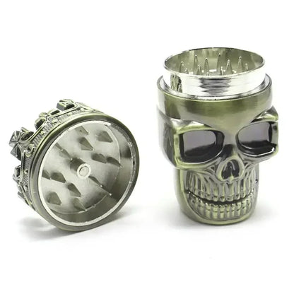 Grinder Metal Skull - Élégance Ténébreuse et Fonctionnalité Optimale