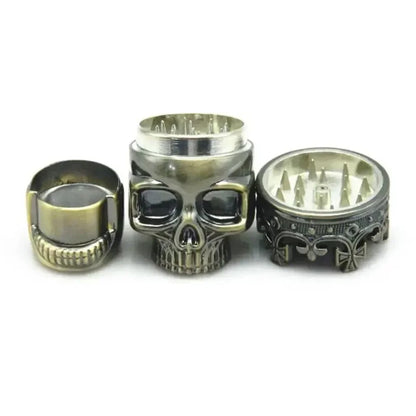 Grinder Metal Skull - Élégance Ténébreuse et Fonctionnalité Optimale