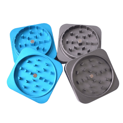 Grinder en Aluminium Carré Premium pour un Broyage Efficace