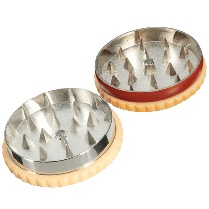 Grinder Métal Gâteau 2 Parties - Élégance et Efficacité pour le Broyage