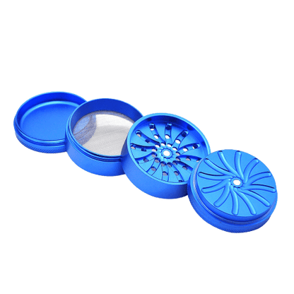 Grinder Aluminium Innovant Sans Dents de Honeypuff