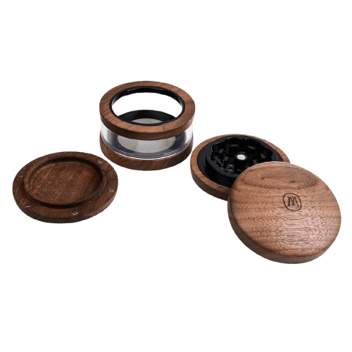 Grinder en Bois Marley 70MM - Élégance et Performance au Service de Vos Herbes