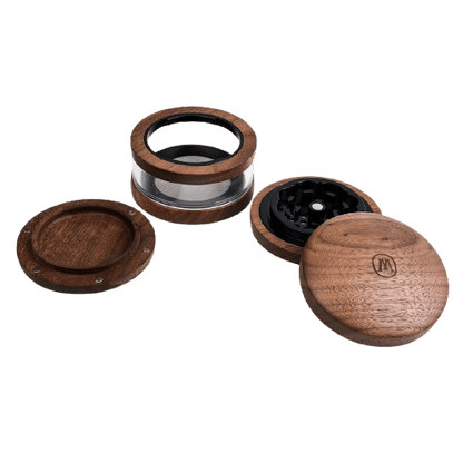 Grinder en Bois Marley 70MM - Élégance et Performance au Service de Vos Herbes