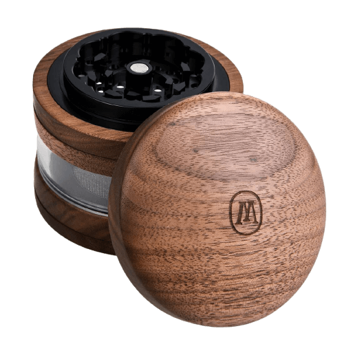 Grinder en Bois Marley 70MM - Élégance et Performance au Service de Vos Herbes