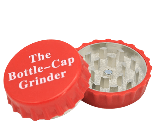 Petit Broyeur Capsule en Métal - Mini Grinder Innovant 2 Parties pour CBD