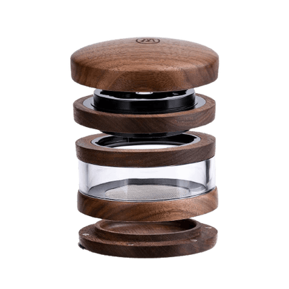 Grinder en Bois Marley 70MM - Élégance et Performance au Service de Vos Herbes