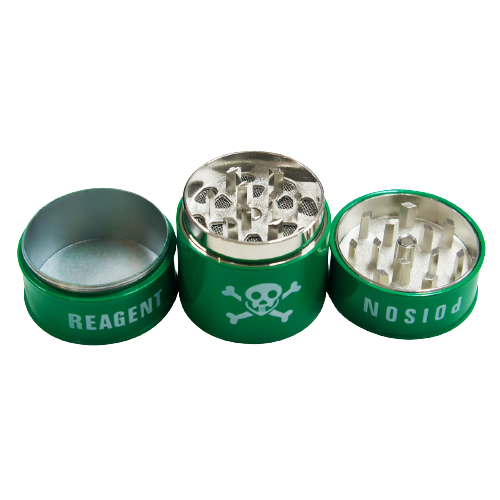 Grinder Baril Poison - Broyage Efficace et Élégant en Métal 3 Parties