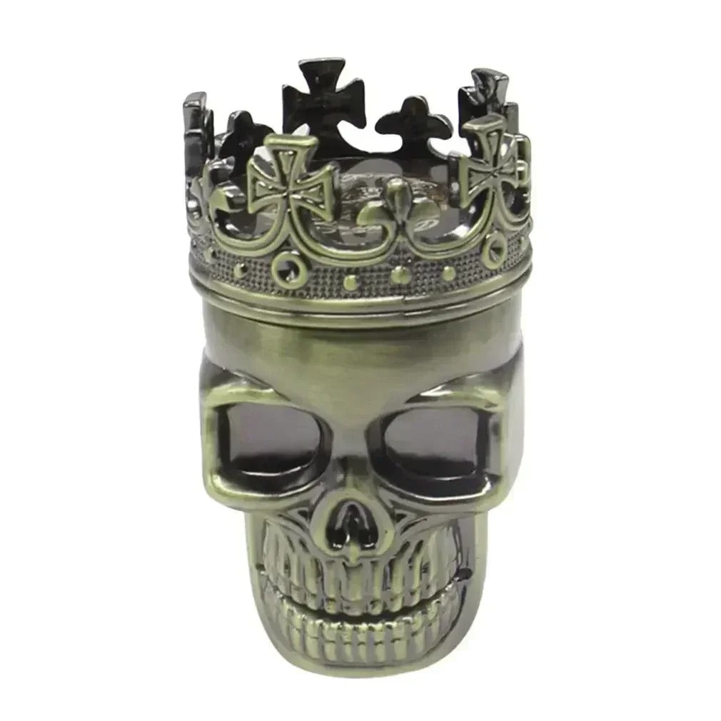 Grinder Metal Skull - Élégance Ténébreuse et Fonctionnalité Optimale