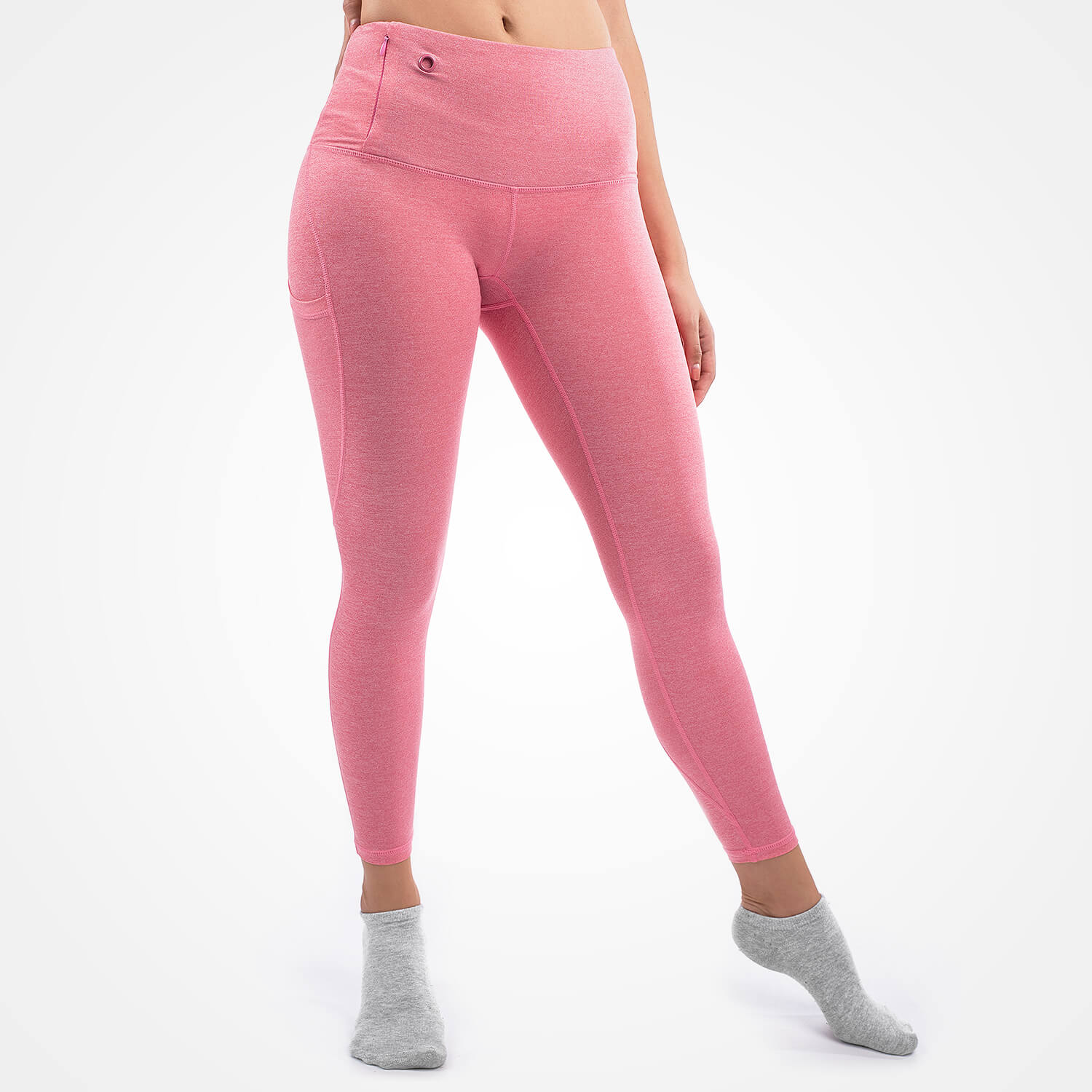 High Waist Leggings Women - Soft Pink-Mava Sports