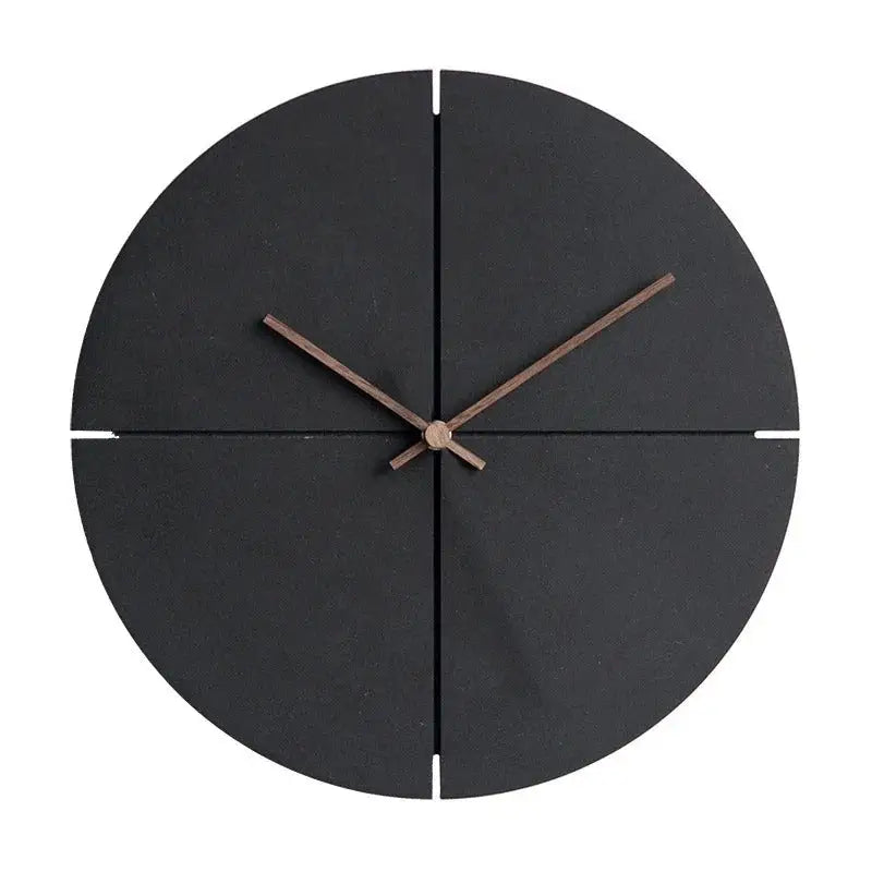 Horloge Bois et Noir