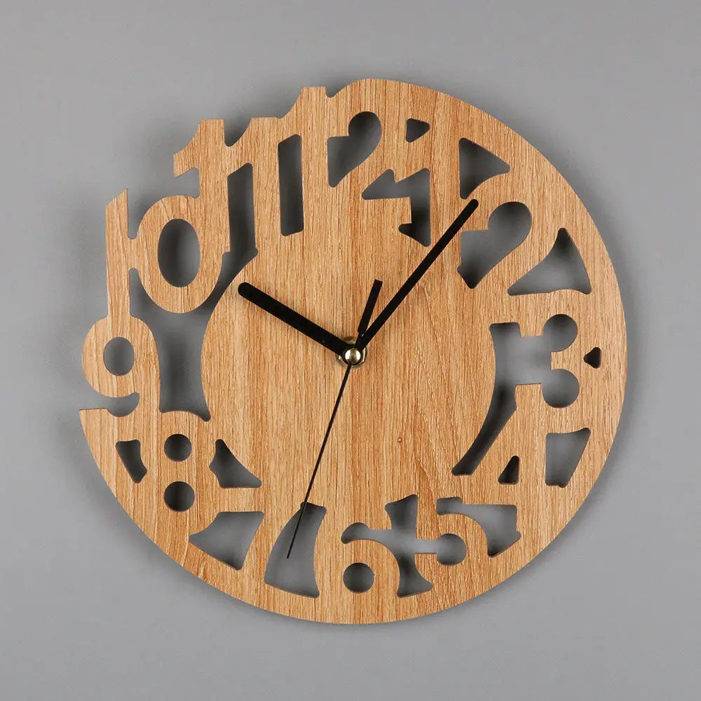 Horloge Bois Scandinave