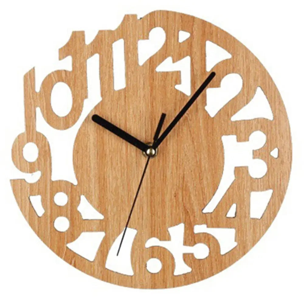 Horloge Bois Scandinave