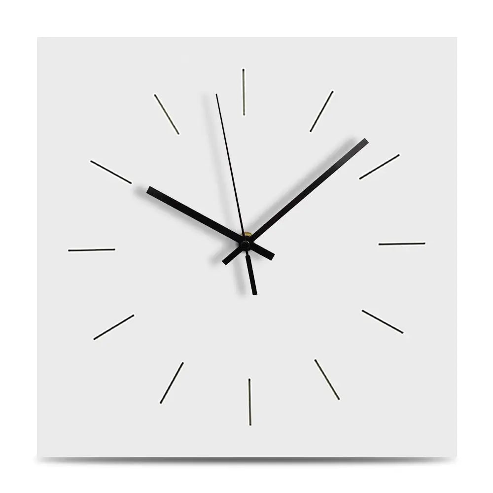 Horloge Carée Moderne - Horloge Design