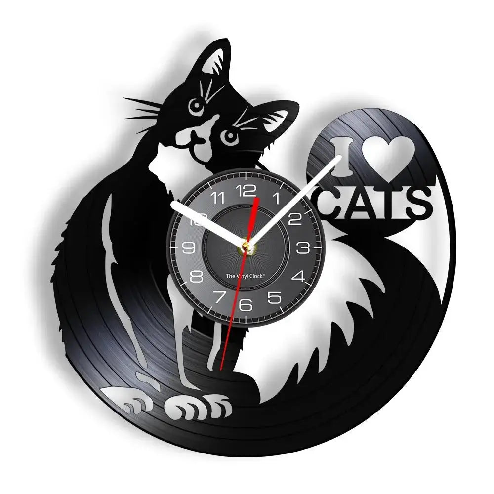 Horloge Chat Led - Sans led