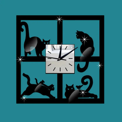 Horloge Chat Mimi